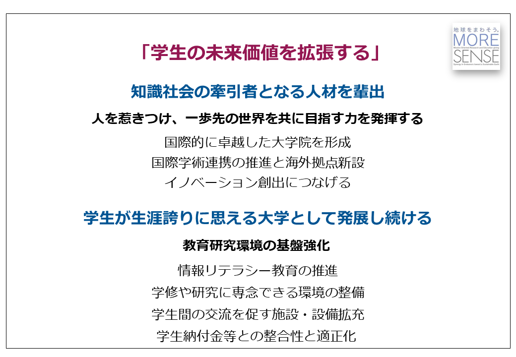 学長ビジョン | 学長室より | 大学案内 | 国立大学法人 東京農工大学